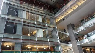 タイムワーナービルの低層階にあるショッピングスポット。