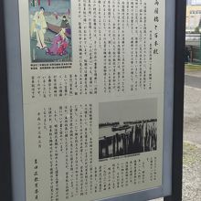 両国橋付近にも説明板があった