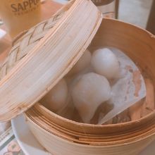 S6:エビ蒸し餃子(＄5.80)