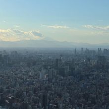 うっすら富士山