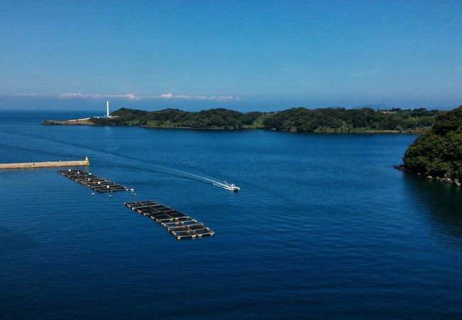 外津大橋から眺望が良い