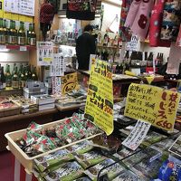 館内のお土産物売り場