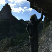 とんがり山いっぱい見えた～