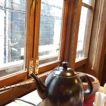 落ち着いた店内です。