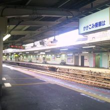 池袋行きホーム