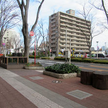 散策途中に休憩もできます