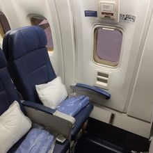 往路：この席がとにかく寒くて（涙）