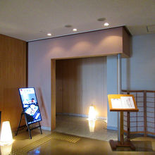 入口、シンプルです