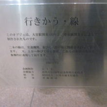 裏側の解説プレートの様子