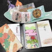 干菓子3種類とお正月限定の福袋を購入