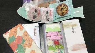 品の良い品ぞろえで手土産にもお勧めです