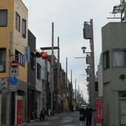 「東武宇都宮駅」の西側にある商店街