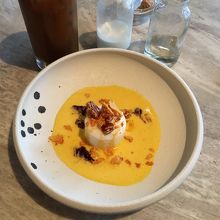 デザートのメレンゲ