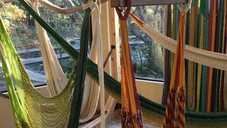 ハンモックいいですね。