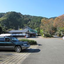 山間の静かな所に在る道の駅