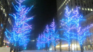 メロディを奏でながら展開するイルミネーションが素晴らしかったです