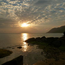 此処からの夕日は素晴らしいです