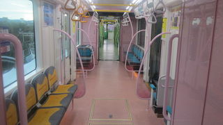 地上走行なので景色が楽しめるのが良いです