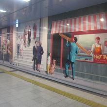 梅田ヴァーチャルコリドーの様子１