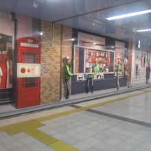 梅田ヴァーチャルコリドーの様子３