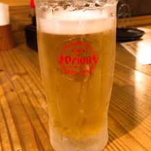 オリオン生ビール（514円・税抜）