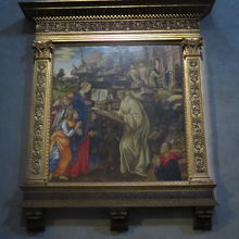 フィリピーノ・リッピの「聖ベルナルドの前に顕現する聖母」