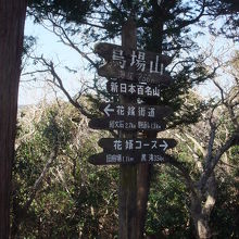 烏場山山頂です。