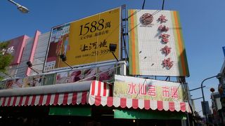 台南の大きな市場