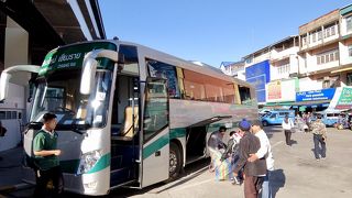 とてもきれいなバスターミナル