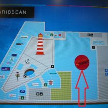 Ｇ階の見取り図です。グルメマーケットが見えます。やや広いです