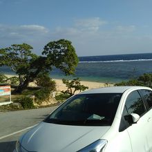 冬場は海岸近くまでアクセスできました