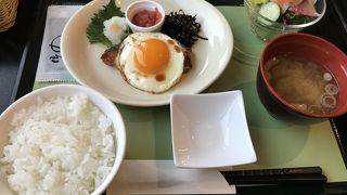 朝食を食べました