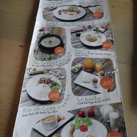 朝食は８種類から選べます。