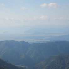 琵琶湖方面の景観