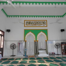 モスク内の様子。