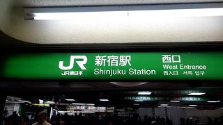 日本を代表する巨大ターミナル駅。