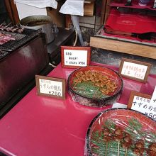 雀、うずら串焼き