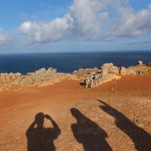 龍磐公園 群青色の海、強い風、照り付ける日差し 印象に残る風