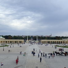 バルコニーからの景色です。壮観です！