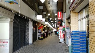 駅すぐのアーケード