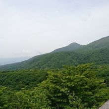 展望台から那須の山々