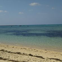 ふれあい広場の周辺はあまり岩が見えない