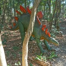 ディノアドベンチャー（有料）には恐竜が21体いました