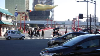 お正月の吾妻橋