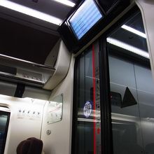 車内はきれいです