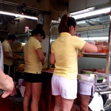 店内がほぼ調理場