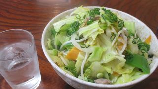 こちらはやっぱり、野菜そばですね