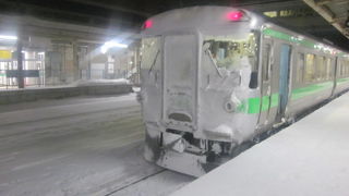 17時36分旭川発岩見沢行き普通列車の様子