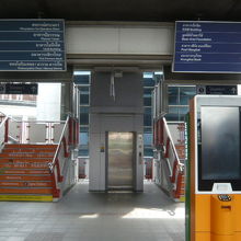 ＢＴＳのアーリー駅の出口案内です。国道１号線に沿っています。