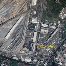 ＢＴＳモーチット駅は、チャトチャック公園やバンスー駅の傍です